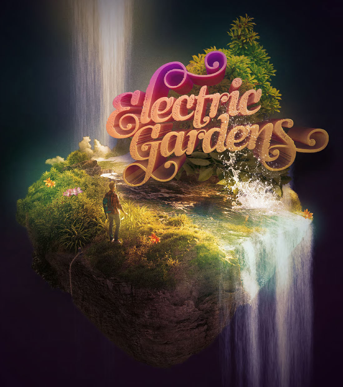 Electric Gardens Music Festival Branding